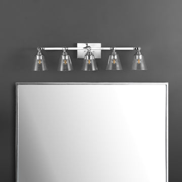 Marion Hurricane Metal/Glass Vanity
